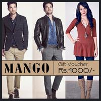 Mango Gift Voucher Worth Rs 4000/-