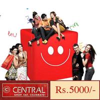 Central Gift Voucher Worth Rs 5000/-