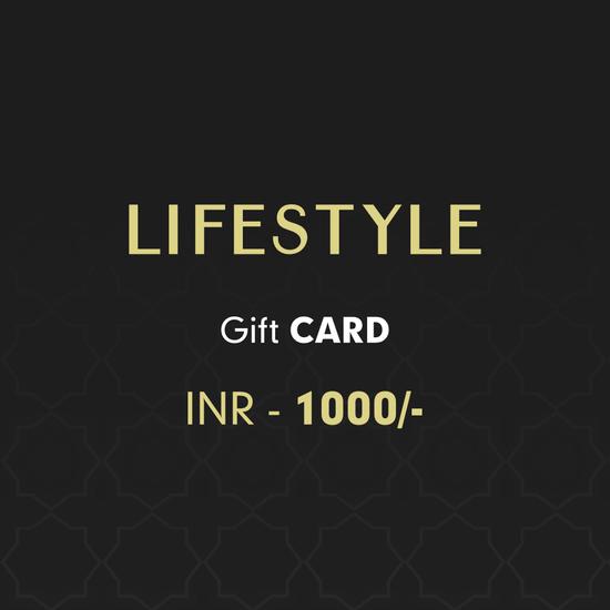Lifestyle Gift Card Rs. 1000