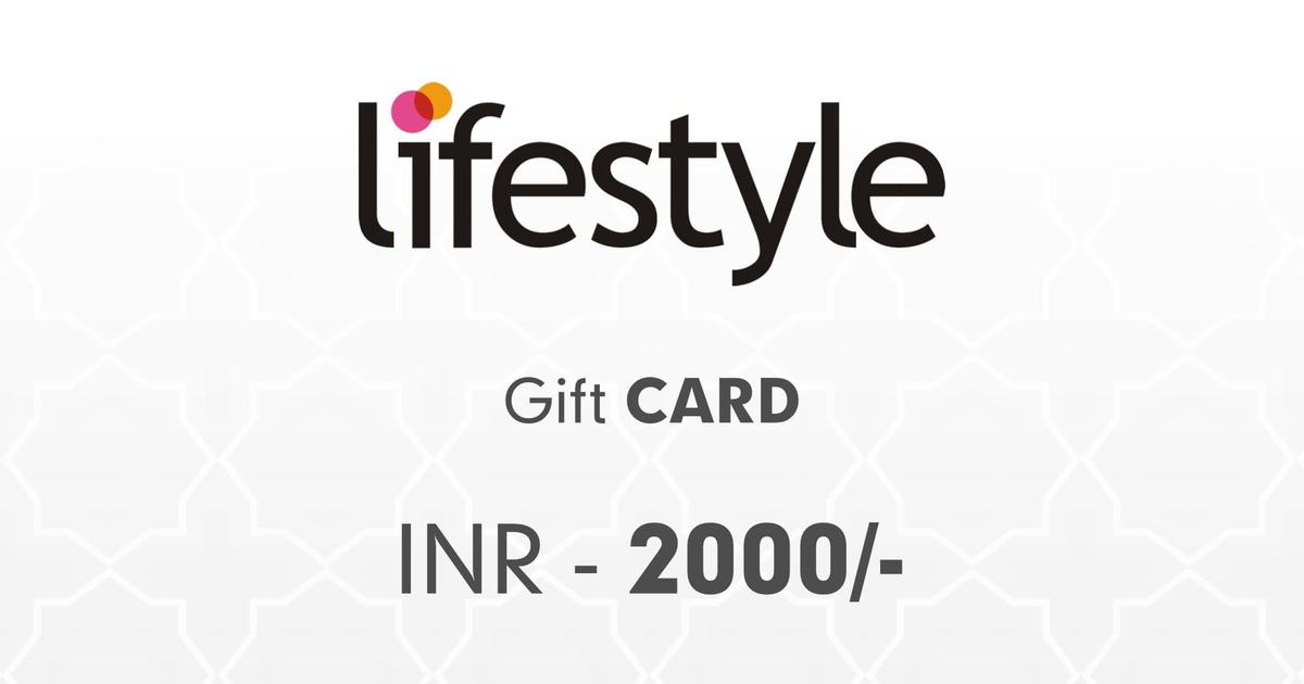 Lifestyle Gift Card Rs. 2000, Rakhi Kids