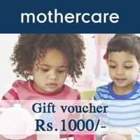 Mothercare Gift Voucher Worth Rs 1000/-