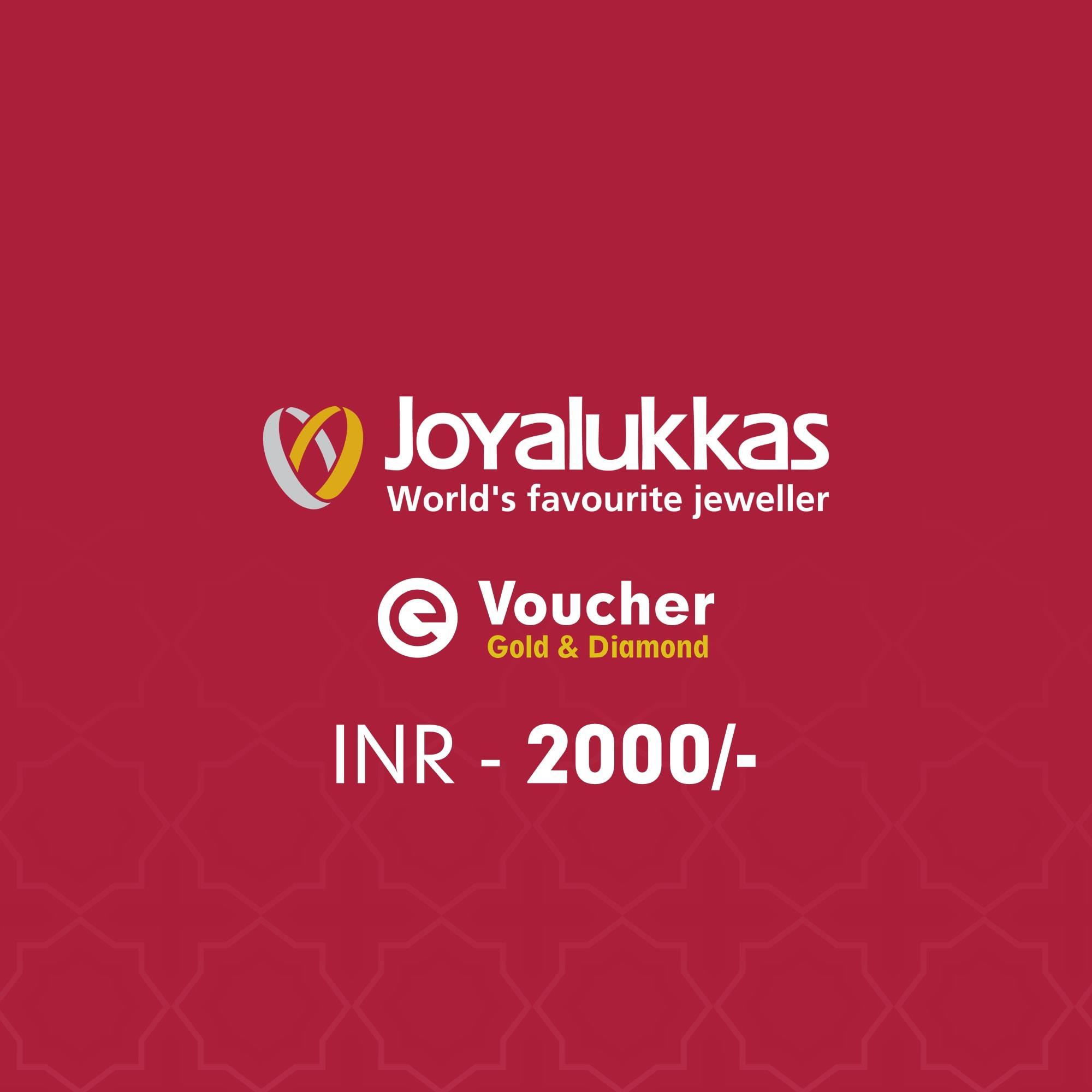 Joyalukkas Gift Card ₹ 2000, Jewellery 