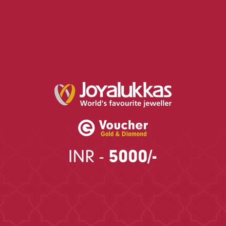 Joyalukkas Gold and Diamond E-Voucher Rs.5000