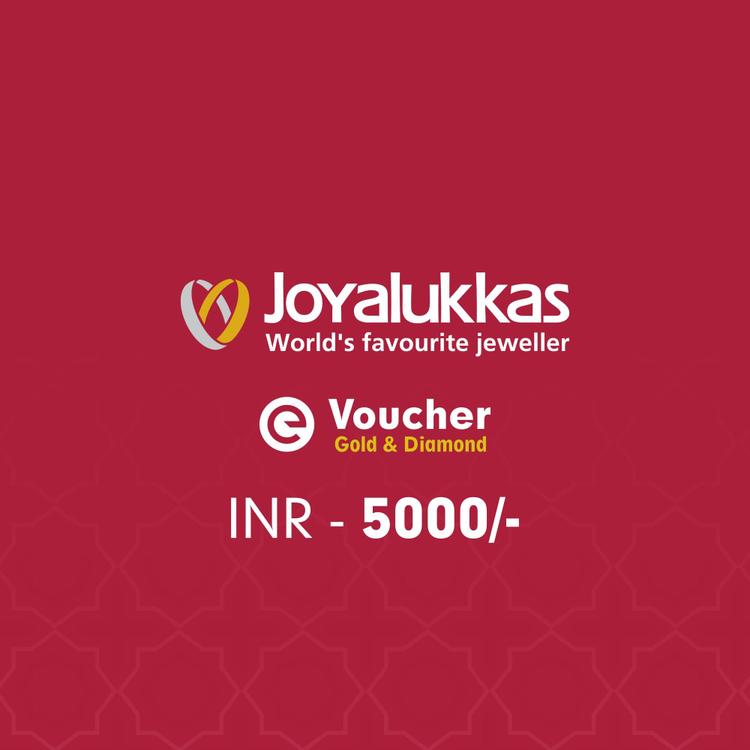 Joyalukkas Gold and Diamond E-Voucher Rs.5000