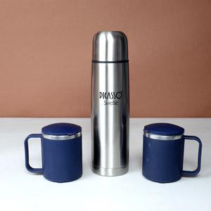 Flask Set - Flask with Mugs