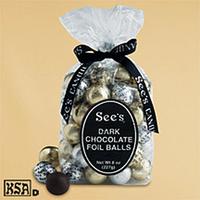 Dark Chocolate Foil Balls