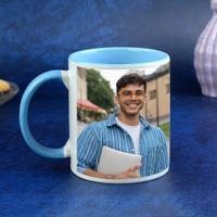 Inner Light Blue Personalised Mug