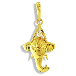 Exquisite Sai Ganesh Diamond Pendant