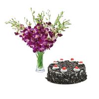 Flowers & Delicious Cake