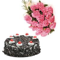 Cake with Carnation