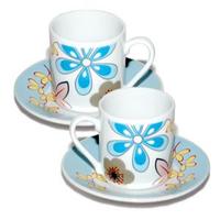 Blue Floral Tea Set