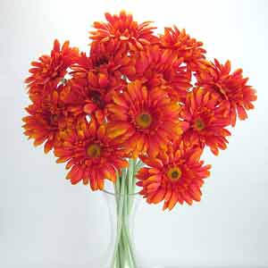 Faux Orange Gerbera