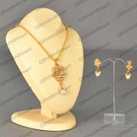 Aristocratic Gold Plated Moti Necklace Set