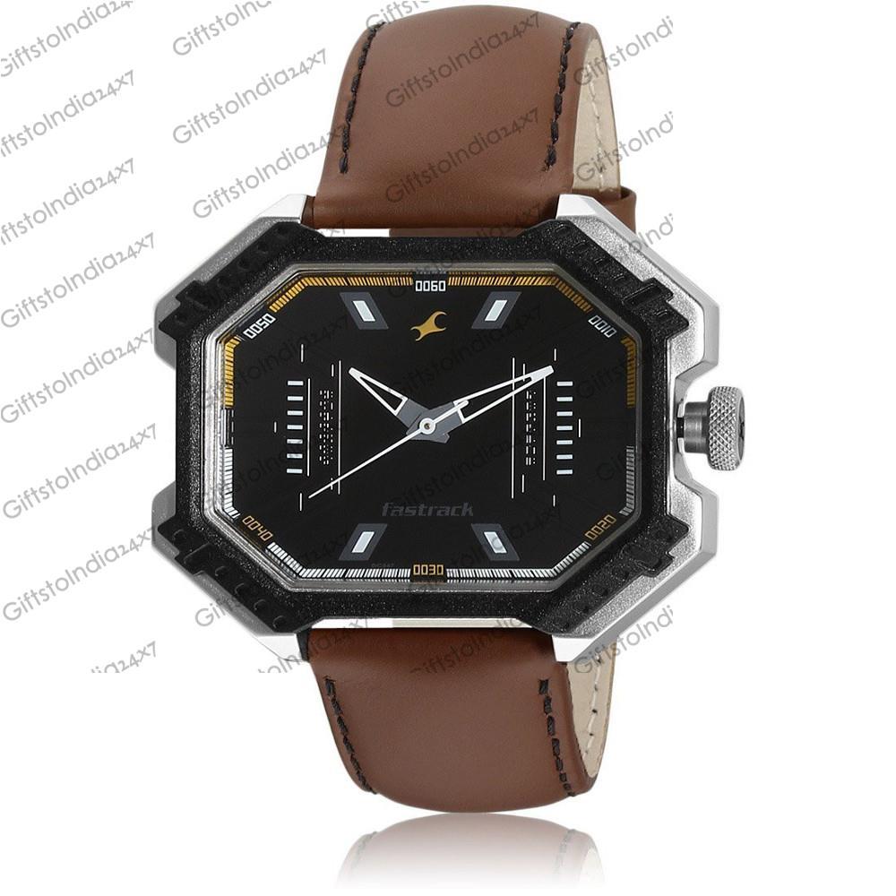 Fastrack 3100Sl02 Dc567 Brown Black Watch Watches Him