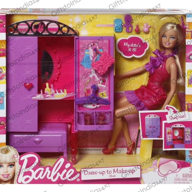 Barbie Dress up to make up