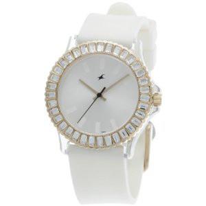 Fastrack Hip Hop White Dial Watch - NE9827PP01J