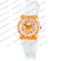 Zoop Ncc4034Pp02 Orange/White Analog Watch