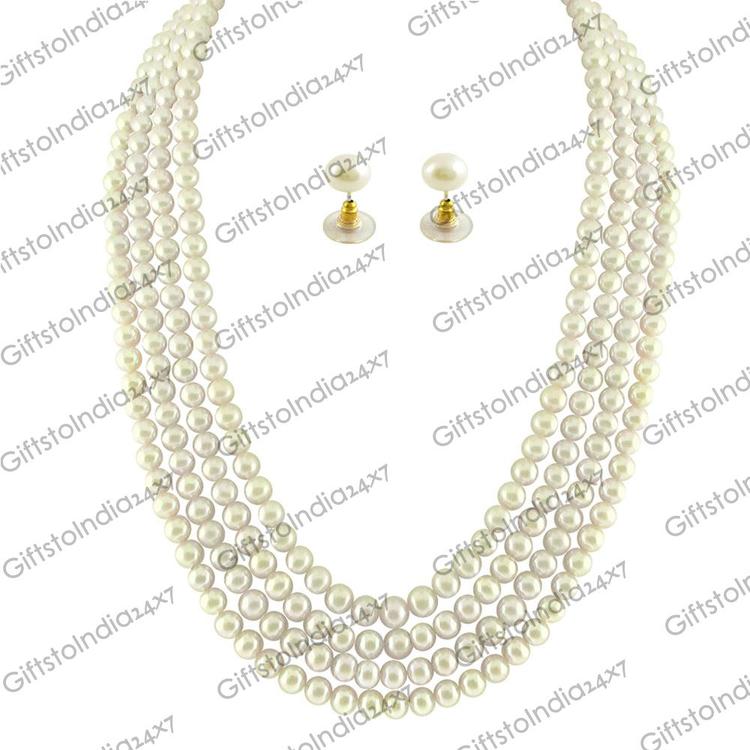 Exclusive 4 String White Pearl Set