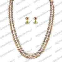 Exclusive 2 String Pink Pearl Set