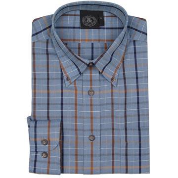 Moustache Check Shirt