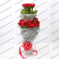 Stunning Red Roses Bunch
