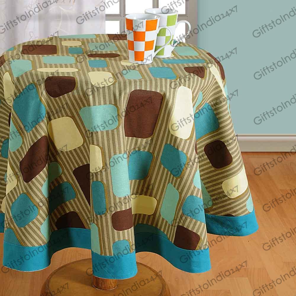 Geometrical Patterned Table Cover, Home Decor