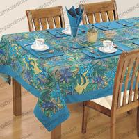 Fascinating Blue Table Cover