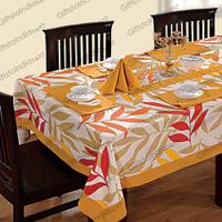 Leaf Patterned Table Cover