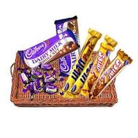 Basket full of chocolates