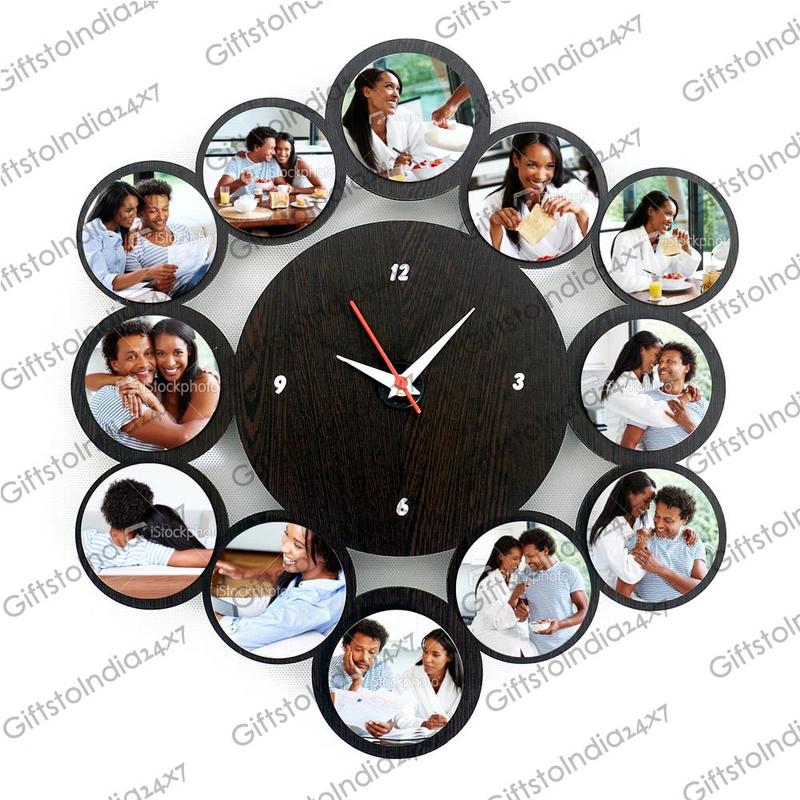 The Wall Clock Photo Frame Personalized Gifts