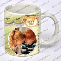 White Customised Rakhi Mug