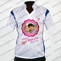 Customised Rakhi T-Shirt Blue