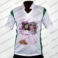 Personalized Green Bordered T-shirt