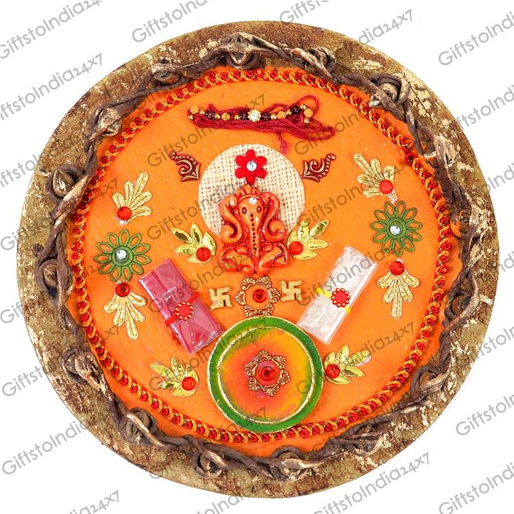 Ganapati Rakhi Thali