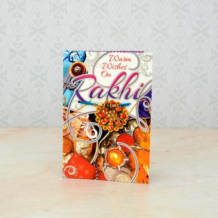 Happy Rakhi Greeting Card for Brother