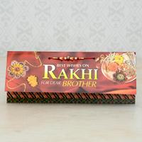 Best Wishes Rakhi Greetings Card