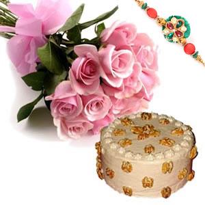 Ecstatic Hamper with Rakhi