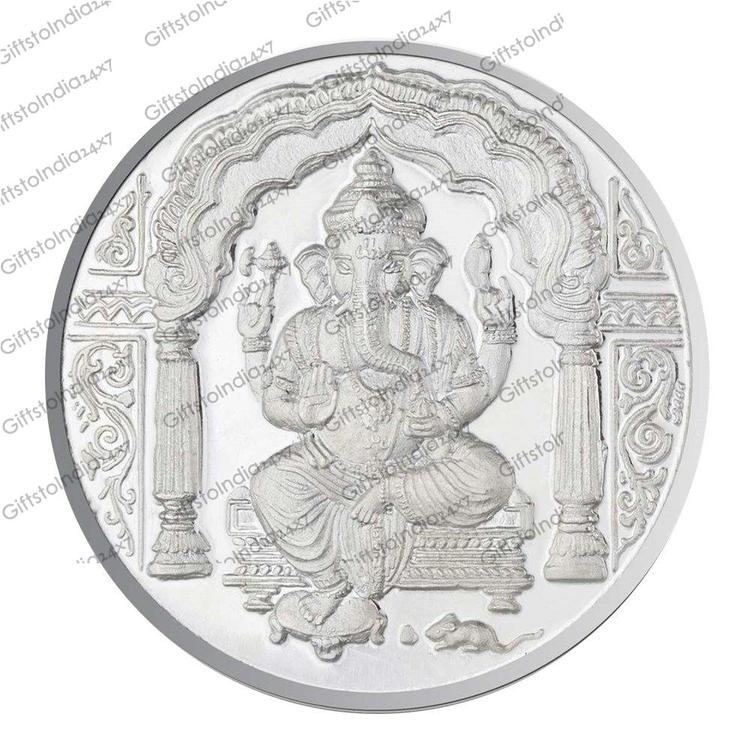 20 Grams Ganesh Silver Coin