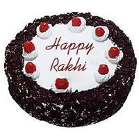 1 Kg Black Forest Rakhi Cake