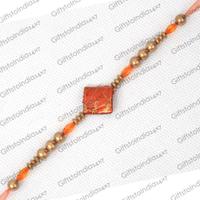 Trendy Bracelet Rakhi With Beads