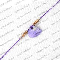Purple Shell Rakhi Thread