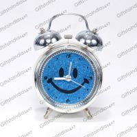Smiley Blue Clock