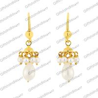 22KT PEARL GOLD HANGINGS