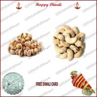 Diwali Shagun with Pistachios and Cashews