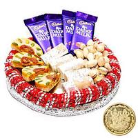 Delicious Sweets Tray with German Silver Coin