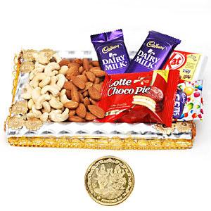 Dry fruit & Chocolate Pack & Coin