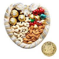 Choco - Dryfruits Hamper with German Silver Coin