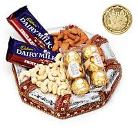 Mixed Chocolates & DryFruits with German Silver Coin