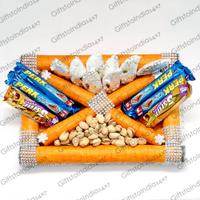 Delicious Choco and Dry Fruits Treat
