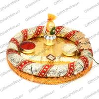 Decorate Thali With Gorgeous Pearl Rakhi